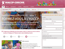 Tablet Screenshot of haccp-creche.com